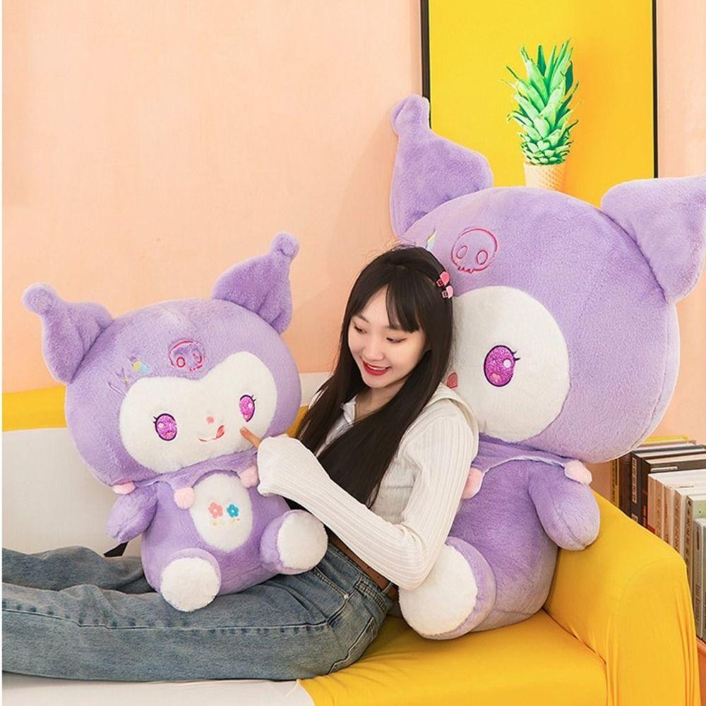 Kuromi 50CM ตุ๊กตานุ่ม รูปการ์ตูนอนิเมะ ของขวัญวันคริสต์มาส ของเล่นสําหรับเด็ก