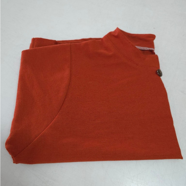 เสื้อคอจีน แขนสั้น อก40-44 นิ้ว ผ้าฝ้ายสีพื้น พร้อมส่ง ราคา ถูกที่สุด ดีลบีเคเค แกลเลอรีภาพที่ 6