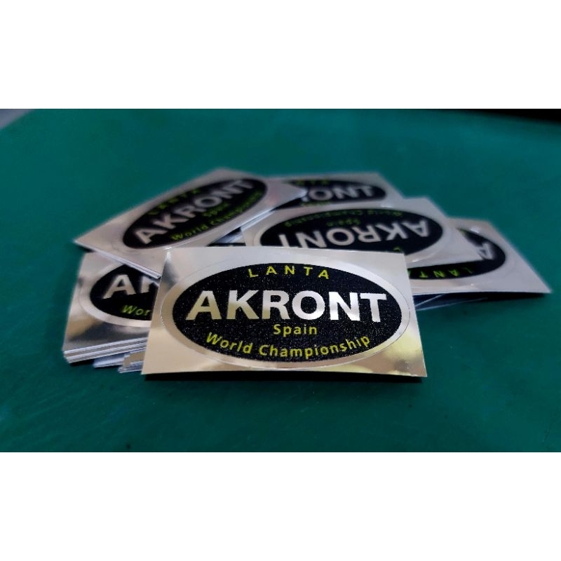sticker AKRONTโคเมื่ยม4×2.5cm