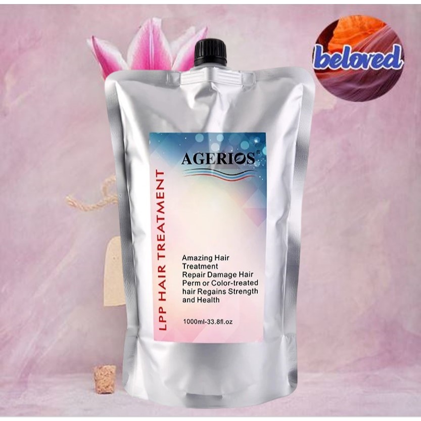 AGERIOS LPP Hair Treatment 1000 ml บำรุงเส้นผมที่แห้งเสียจากการทำสี ดัด ยืด
