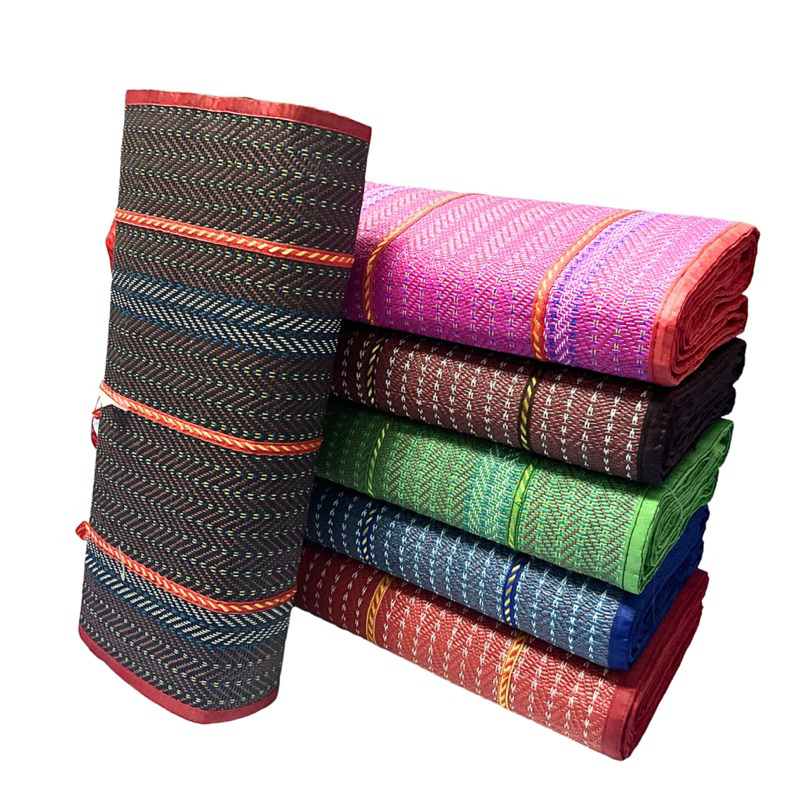 เสื่อพารา 6ฟุต4พับผืนใหญ่ 180*200 พกพาสะดวกใช้ง่ายทนทานต่อการใช้งาน