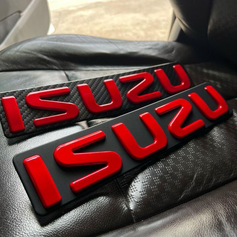 โลโก้ ISUZU กระจังหน้า D-MAX 2012-2019 ขนาด 31.2x6.3cm