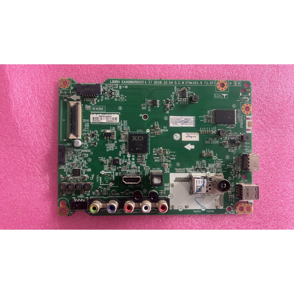 มือสอง LG เมนบอร์ดทีวีแอลจี อะไหล่ทีวีแอลจี Mainboard TV LG ใช้กับ รุ่น 43LM5500 P 43LM5500 P *มีรับ