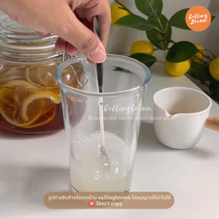 Callingbrown [☕️พร้อมส่ง☕️] Home cafe ช้อนคนกาแฟ ช้อน สแตนเลส304 คาเฟ่