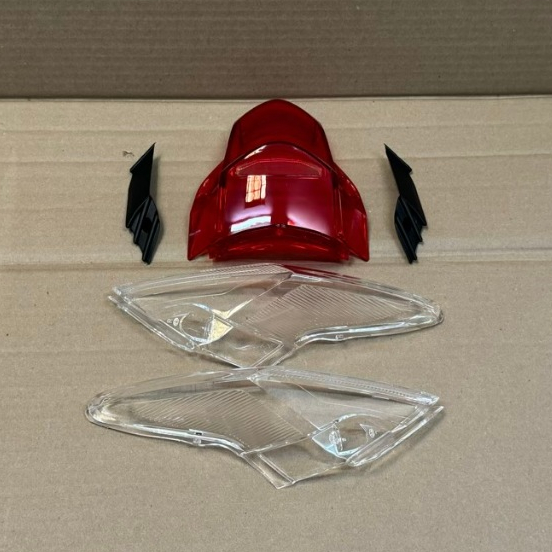 ฝาไฟท้าย ทั้งชุด WAVE 110I เวฟ ไอ ปี 2009-2018 ฝาครอบไฟท้าย+ไฟเลี้ยว+ฝาปิด wave110i กระจกไฟท้าย เวฟ110i ตัวเก่า