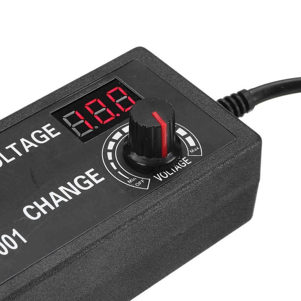 อะแดปเตอร์ อแดปเตอร์ชาร์จ AC/DC ปรับโวลท์ได้ 3-12V/5A มี Volt Meter ในตัว Adapter5.5 x 2.1MMหม้อแปลง - รูปที่ 3
