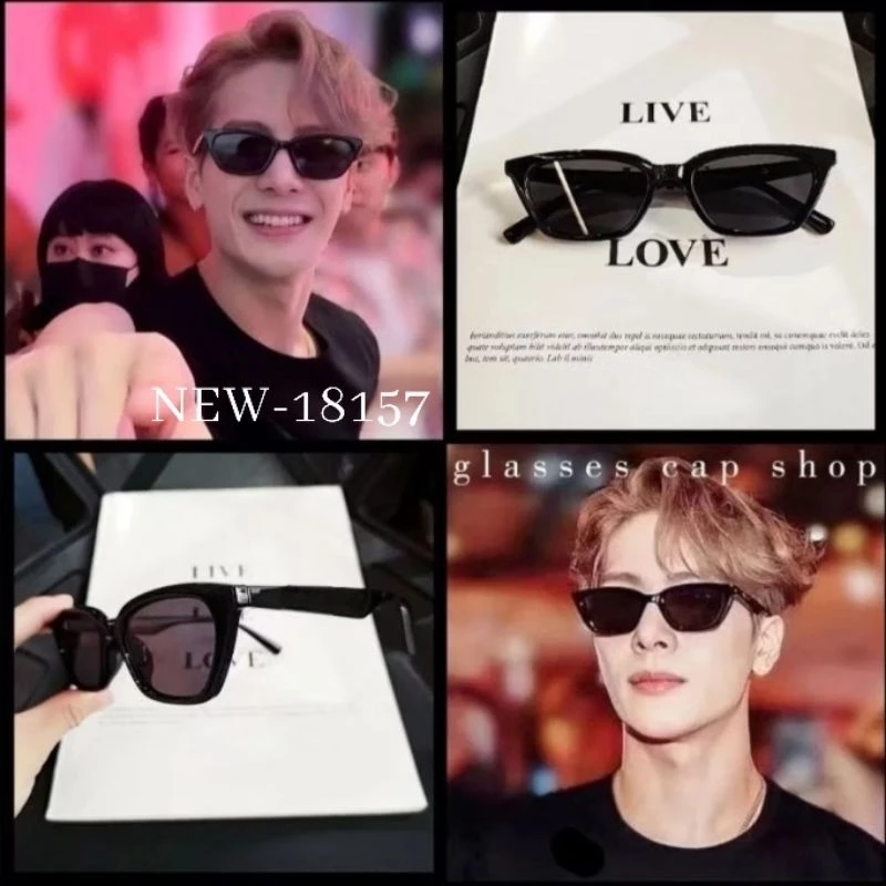 แว่นตาแฟชั่น แว่นตากันแดด GL-18157 cat-eye แว่นตา [[สินค้าพร้อมส่งในไทย🇹🇭]]