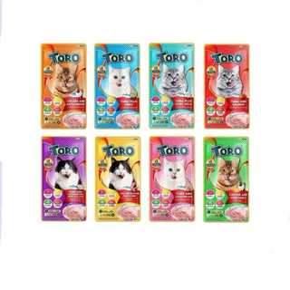 ราคาพิเศษ Toro ขนมแมวเลีย 1 ห่อมี 5 ซอง 15 g
