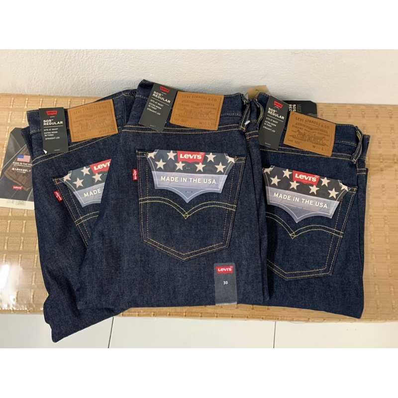 Levi’s 505 bigE ริมแดง made in USA 🇺🇸