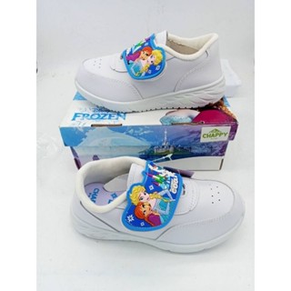 รองเท้านักเรียนพละขาว เจ้าหญิงเอลซ่า มีไฟ **สินค้าขายดี**