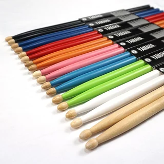 5A / 7A ไม้กลองไม้ 2 ชิ้น ไม้กลองมืออาชีพ มีหลายสี