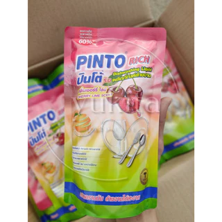 (ยกลัง24ถุง) Pinto น้ำยาล้างจานปินโต้ ผลิตภัณฑ์ทำความสะอาดภาชนะ ชนิดถุงเติม ราคาประหยัด ขนาด 420มล.