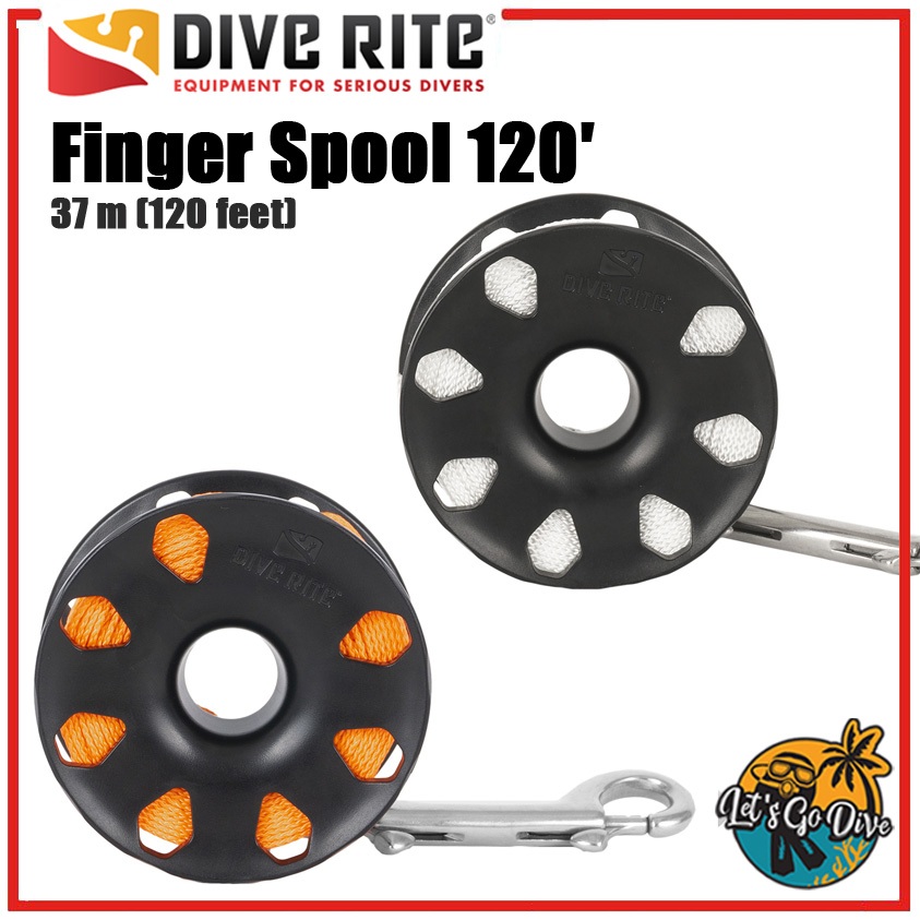 DIVE RITE – FINGER SPOOL REELS – รอกสำหรับดำน้ำ เพื่อนำทางหรือปล่อย SMB ราคา ถูกที่สุด ดีลบีเคเค แกลเลอรีภาพที่ 4