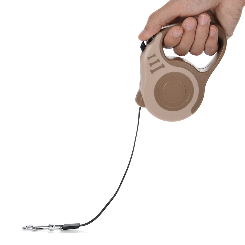 สายจูงสัตว์เลี้ยง แมว หมา สุนัข Auto ยืดหดได้  หมาพันธุ์เล็ก-กลาง ความยาว 3-5 เมตร ระบบเบรคอัตโนมัติ - รูปที่ 6