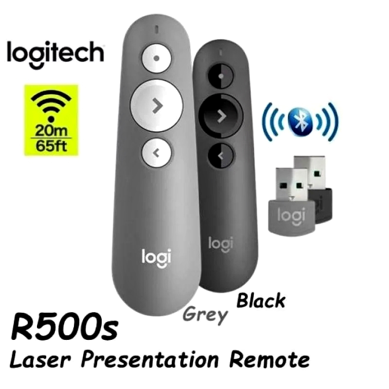 ⚡️รีโมทนำเสนอไร้สาย⚡️ Logitech R500S Laser Presentation Remote เลเซอร์พอยเตอร์ นำเสนอได้อย่างง่ายดาย