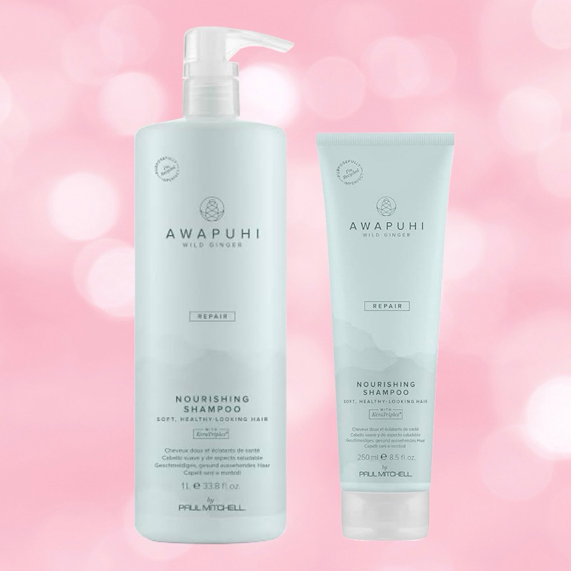 PAUL MITCHELL AWAPUHI WILD GINGER REPAIR MOISTURIZING LATHER แชมพู 250 ML. 1000 ML. แชมพูสำหรับผมแห้งเสีย ราคาดีดี๊