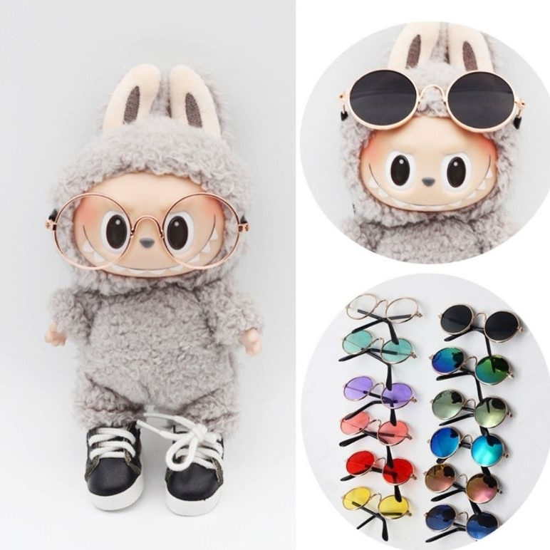 พร้อมส่งจากไทย!!! แว่นตาลาบูบู้ แว่นตาตุ๊กตา พร็อพLabubu Upsetduck Kimmon พร็อพตุ๊กตา