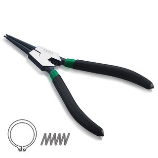 DCAB Series คีมถ่างแหวนปากตรง 5",7",9",12" TOPTUL Straight Retaining Ring Pliers (External Ring)