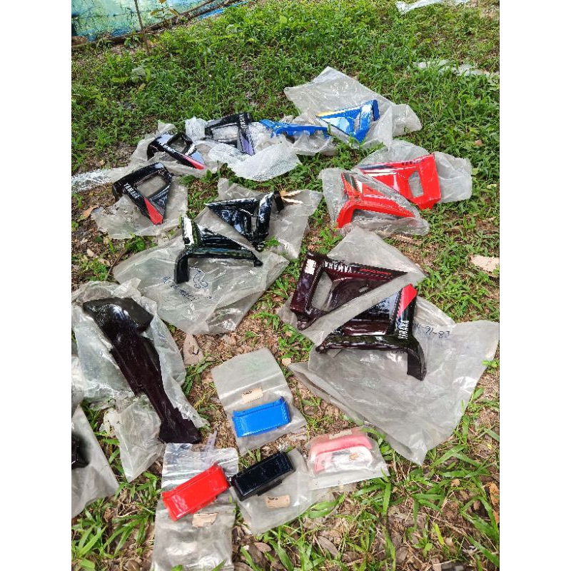 ชุดสียามาฮ่า ZR 120 Yamaha ZR 120 อะไหล่แท้ ปิดหม้อน้ำ ZRบังหม้อน้ำ ZR