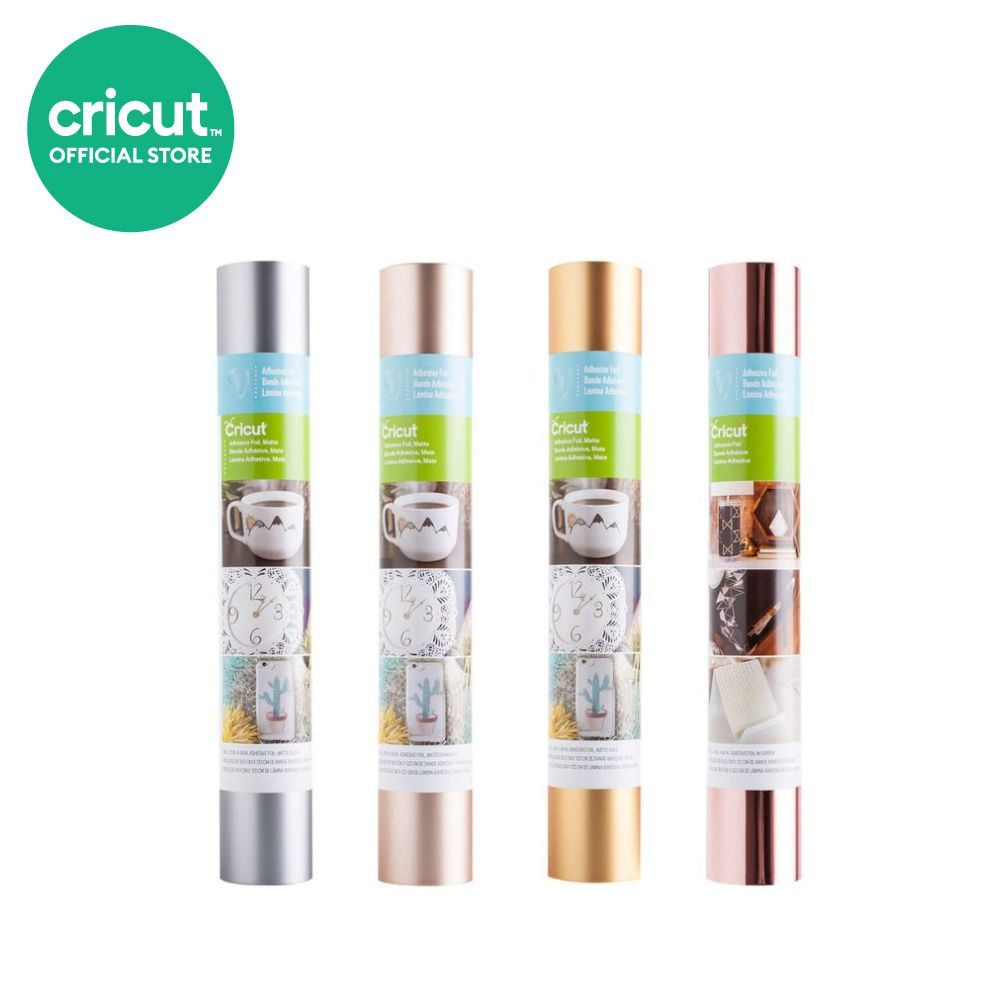 Cricut Adhesive Foil Vinyl Removable ขนาด 12×48 นิ้ว ใช้กับเครื่องตัดรุ่น Explore3 และ Maker3
