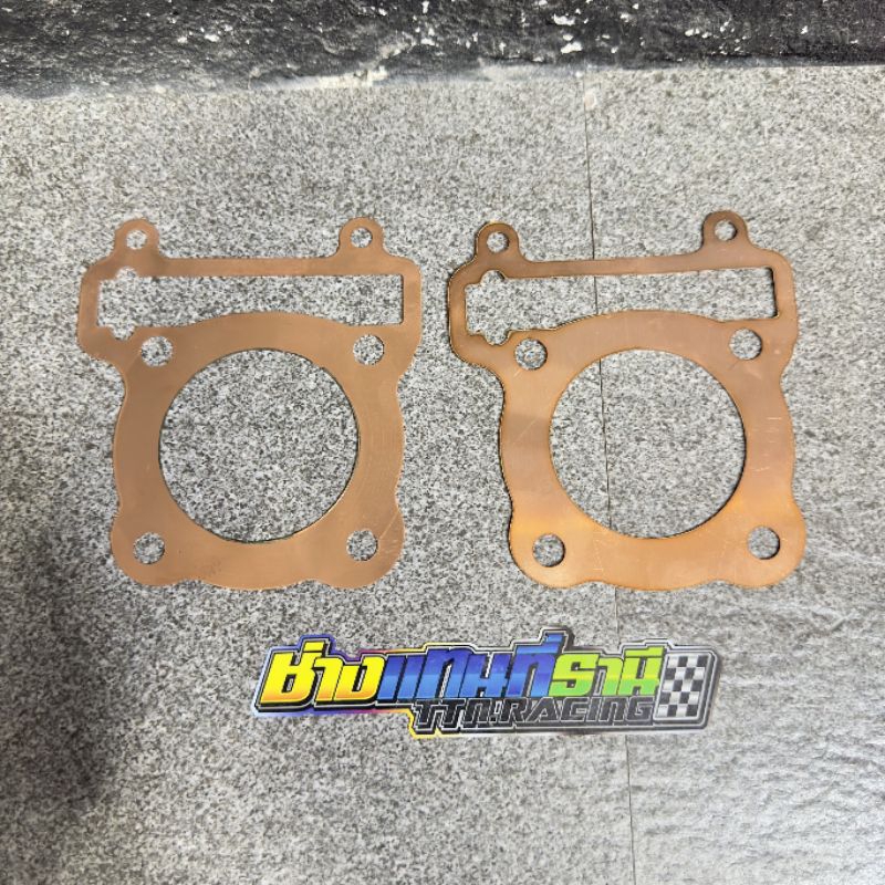 ประเก็นฝาสูบทองแดง ประเก็นฝาทองแดง Mio #มีโอ หนา 0.5 มิล ขนาด 53-66 มิล