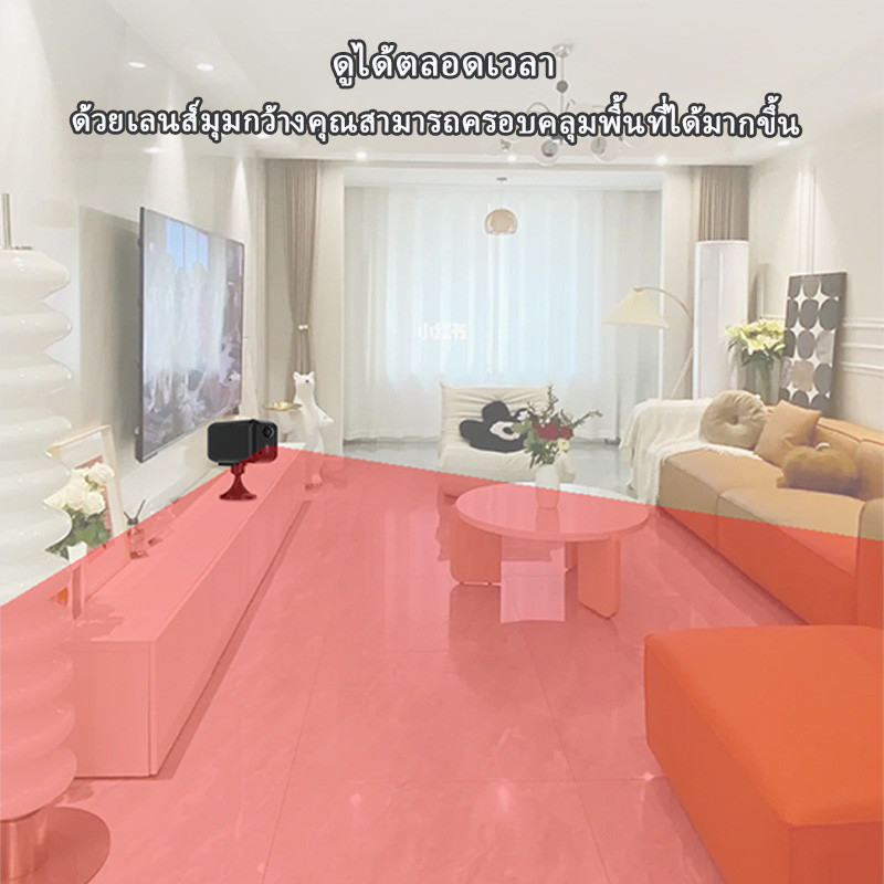V360 pro 8MP กล้องขนาดเล็ก แบตเตอรี่ในตัว 4G SIM/WIFIกล้องวงจรปิดกลางคืนภาพสี เสียงสองทาง การบันทึกมุมกว้าง กล้องในร่ม