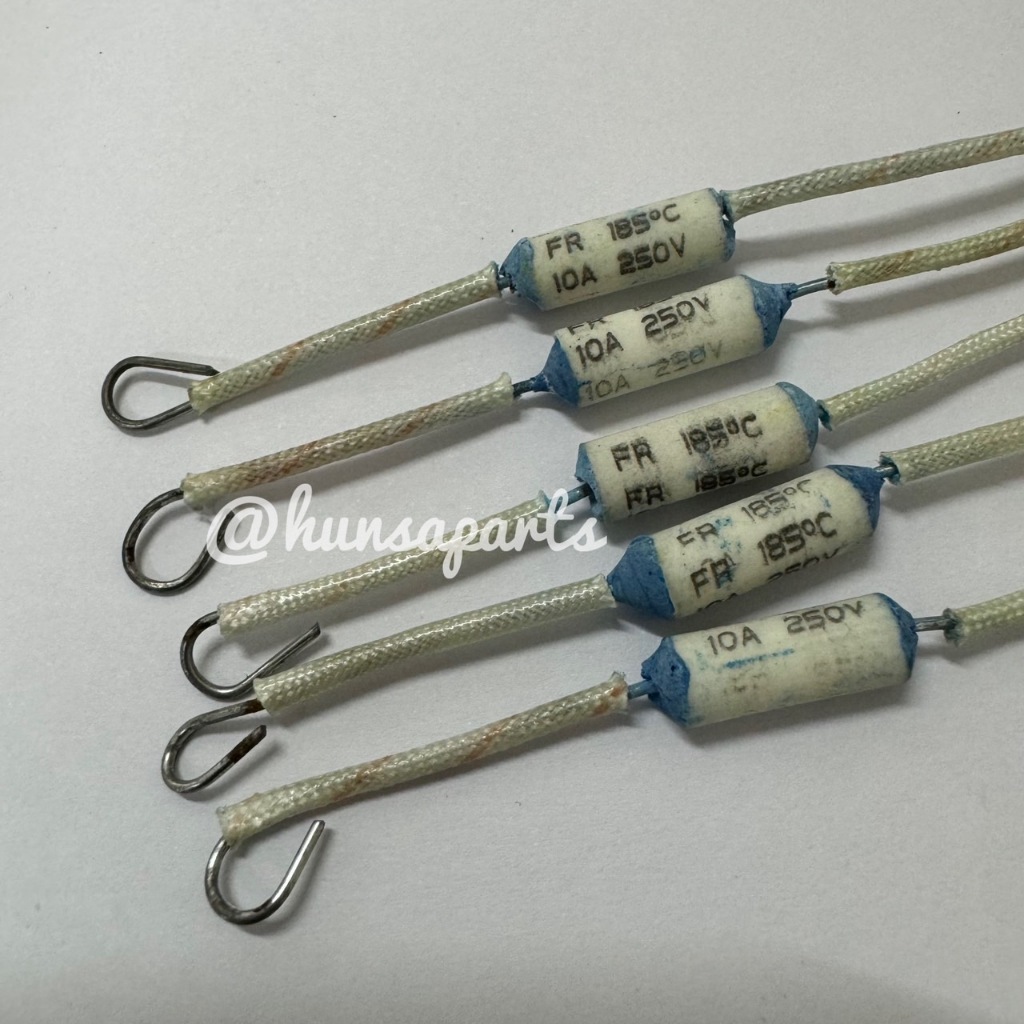 (แพ็ค 5 ตัว) ราคาพิเศษ เทอร์โมฟิวส์กระเบื้อง 185 องศา 10A อะไหล่หม้อหุงข้าว