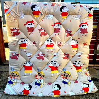 ที่รองนอน ที่นอนท็อปเปอร์อเนกประสงค์ เลือกระดับความหนา ได้ งานเนื้อผ้าคอตตอน3.5ฟุต 5ฟุต 6ฟุต มีบริการเก็บปลายทาง