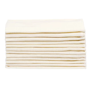 MUJI มูจิ ผ้าเช็ดจาน ชุดผ้าอเนกประสงค์ 12 ผืน ดูดซับน้ำได้ดีและใช้งานได้หลากหลาย (มีแบ่งขาย)