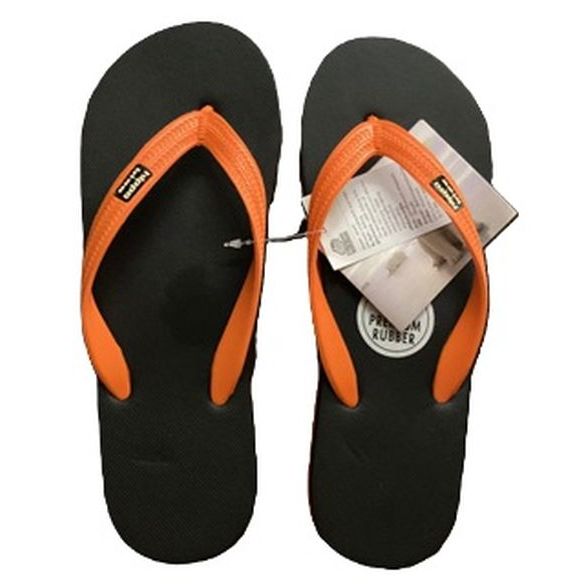 Hippo bloo รองเท้าแตะฮิปโปบูล Black Orange ชาย/หญิง ดำ/ ส้ม หูส้ม