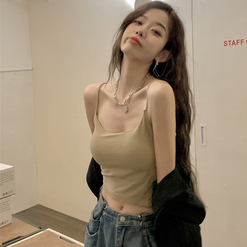sexy pajamasเสื้อกล้าม เสื้อกล้าม เสื้อแขนกุด สีทึบ รูปที่ 2