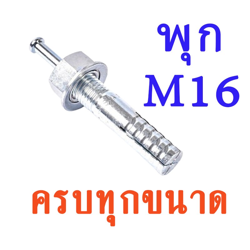 พุกตะปู ปุ๊กตะปู Screw Anchors C-TYPE M16 พุ๊กตะปู พลุ๊กตะปู พุกตอก พุกเข็ม ซันโก ปุก SANKO