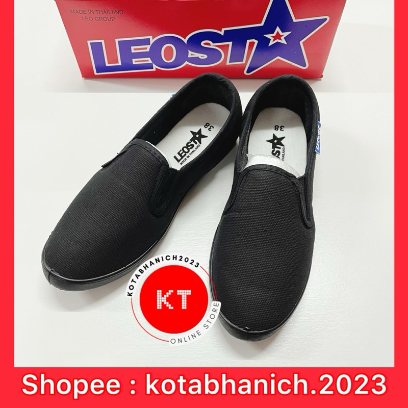 รองเท้าผ้าใบ : Leo Star รองเท้าผ้าใบไม่ผูกเชือก