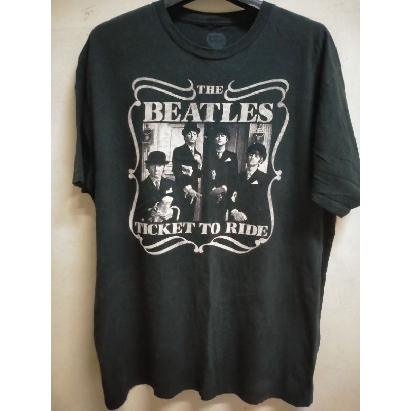 เสื้อยืดวินเทจมือสอง The Beatles ticket to ride ปี2013 size 2X
