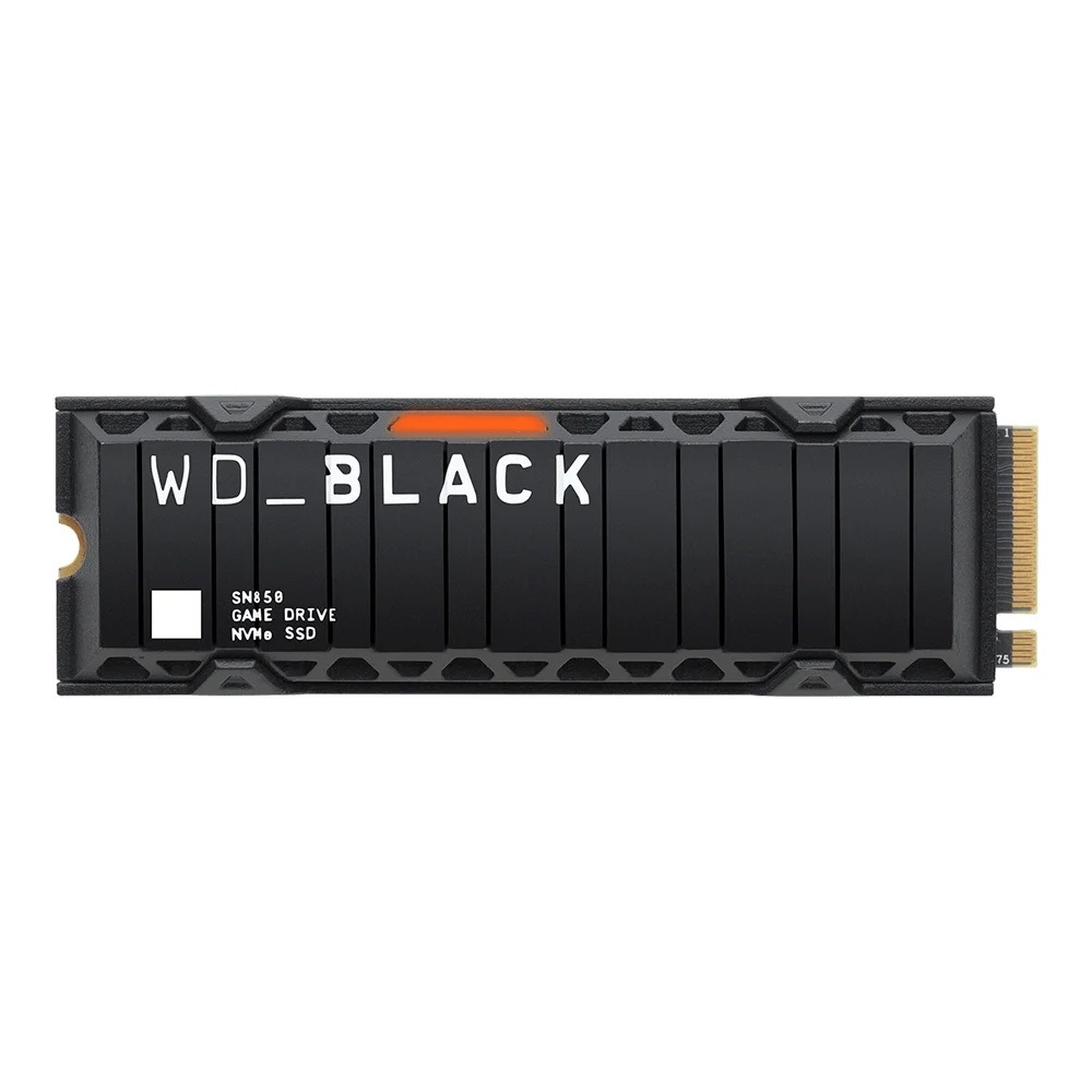 500GB SSD (เอสเอสดี) WD BLACK SN850 (WITH HEATSINK) PCIe4x4/NVMe M.2 2280 ประกันศูนย์ พร้อมส่ง