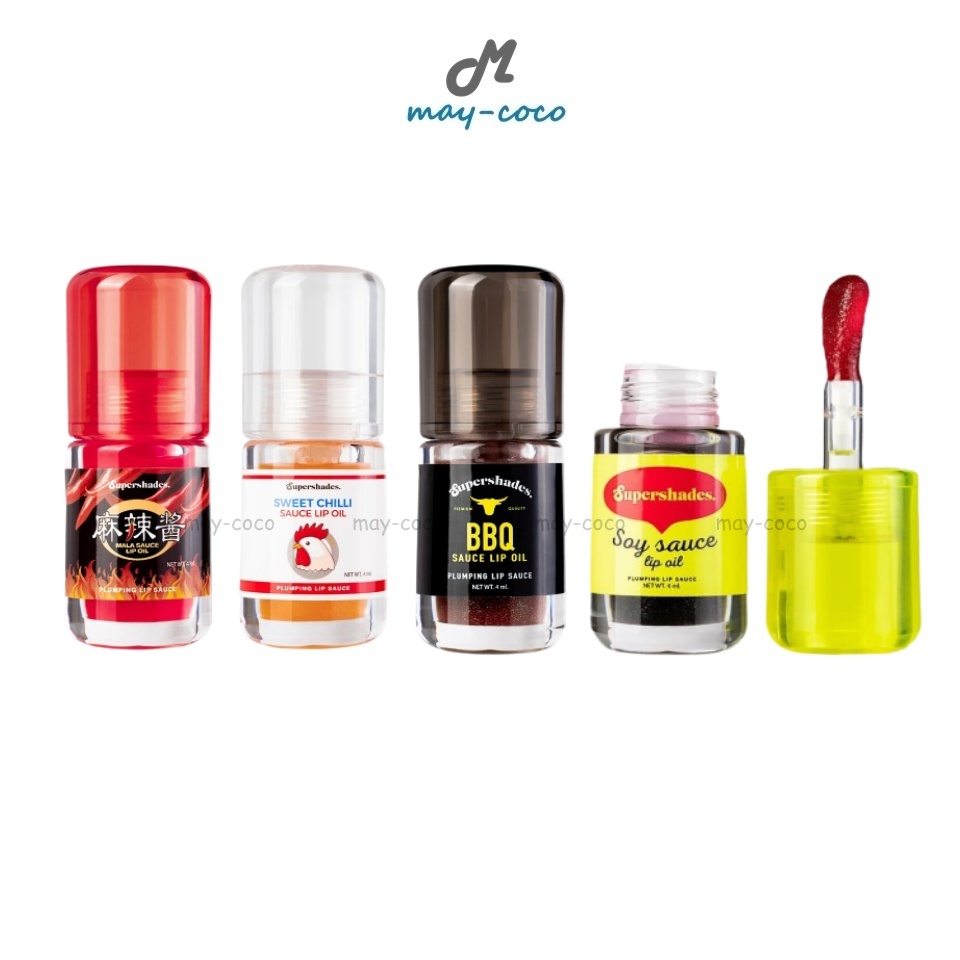 ถูก/แท้/มีไลฟ์ ลิป SuperShades Pumpling Lip Sauce ลิปซอส ลิปออยล์ บำรุงปาก อวบอิ่ม ชุ่มชื้น กลิ่นหอม