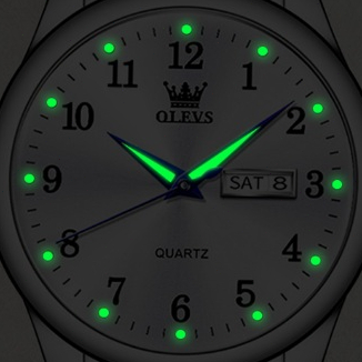 OLEVS นาฬิกาข้อมือผู้หญิง กันน้ำ 100% สายสเตนเลส นาฬิกาผู้หญิง แฟชั่น นาฬิกาหญิง 5006