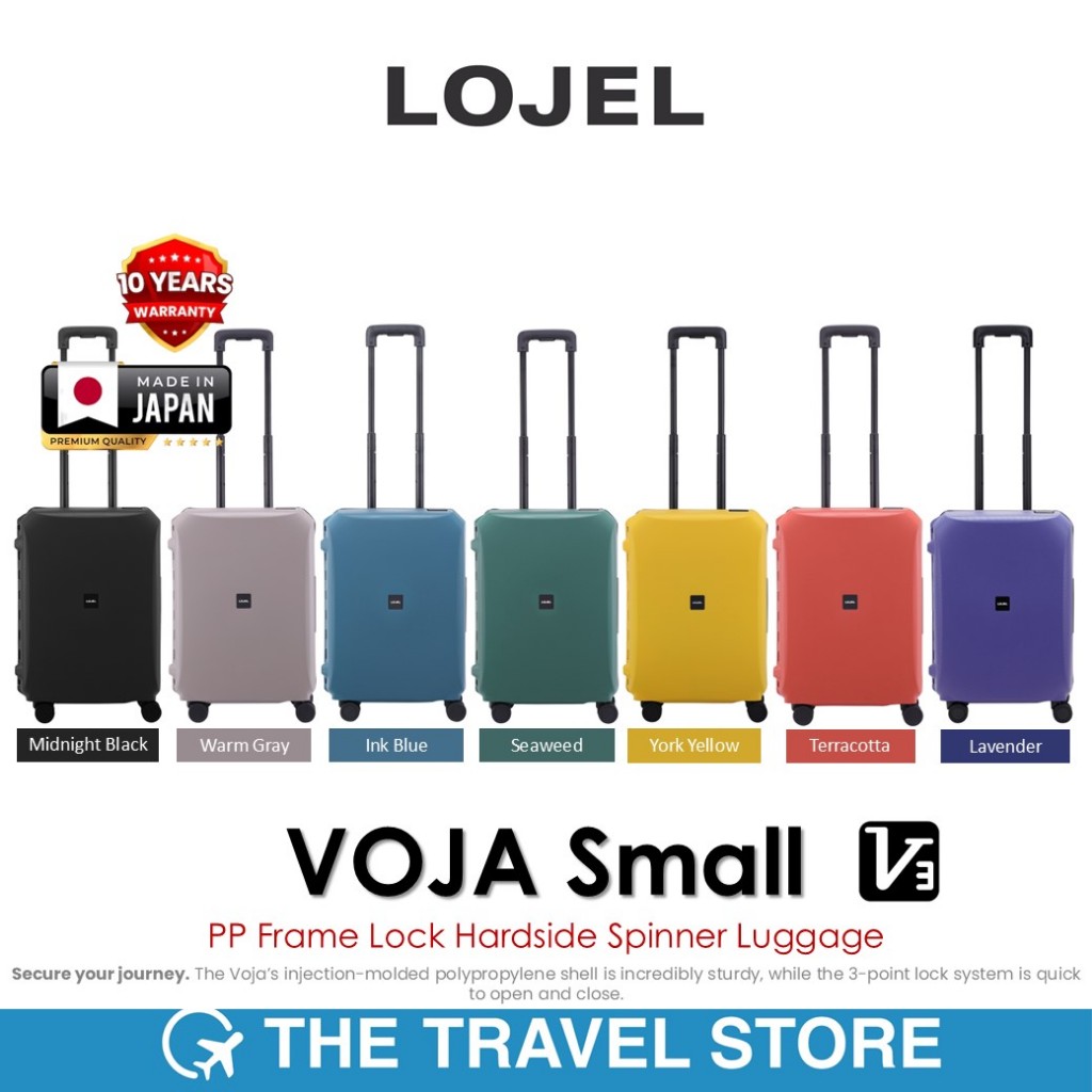 Lojel VOJA Small PP Frame Lock Hardside Spinner Luggage 21" กระเป๋าเดินทาง รับประกัน 10 ปี*