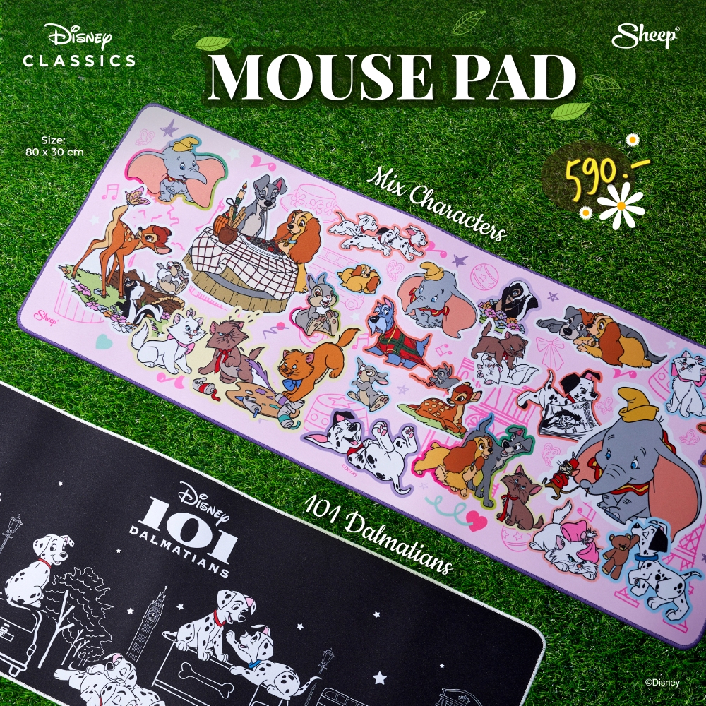 [Mousepad] แผ่นรองเมาส์ ขนาดใหญ่ แผ่นยาว กันลื่น ไม่ลอก รวมลาย การ์ตูน น่ารักๆ เท่ๆ ลิขสิทธ์แท้ พร้อมส่ง