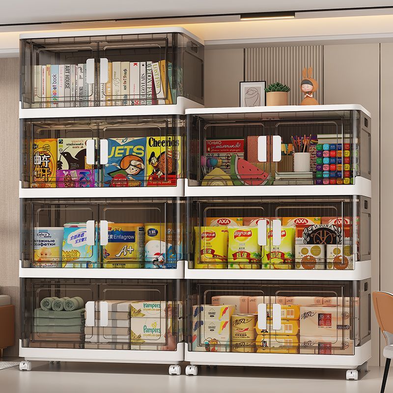 NeatBox กล่องเก็บของ 100 ลิตร กล่องเก็บของพับได้ ไม่ต้องติดตั้ง กล่องเก็บของอเนกประสงค์ สไตล์มินิมอล