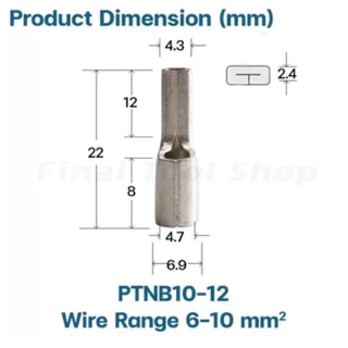##ของพร้อมส่ง##หางปลาต่อเบรกเกอร์ รุ่นPTNB## มีตั้งแต่ 10-70sq.mm