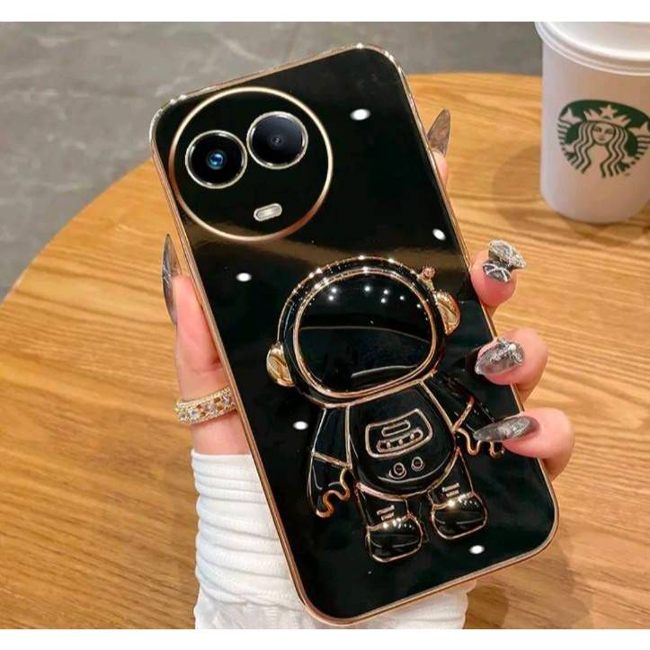เคส ขาตั้ง สำหรับ Realme 11 11X 12 13 c67 (5g) อวกาศ ขาตั้งได้ แบบนิ่ม น่ารัก พร้อมจัดส่ง อวกาศขาตั้ง น่ารัก หรูหรา