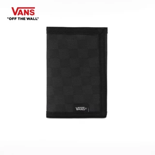 VANS SLIPPED - BLACK-CHARCOAL กระเป๋า กระเป๋าสตางค์ กระเป๋าใส่เงิน กระเป๋าใส่บัตร กระเป๋าใส่เหรียญ ผู้ชาย
