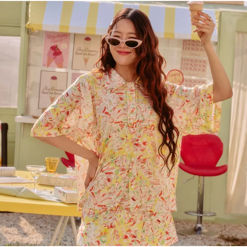 lookbook : layla shirt citrus size xs