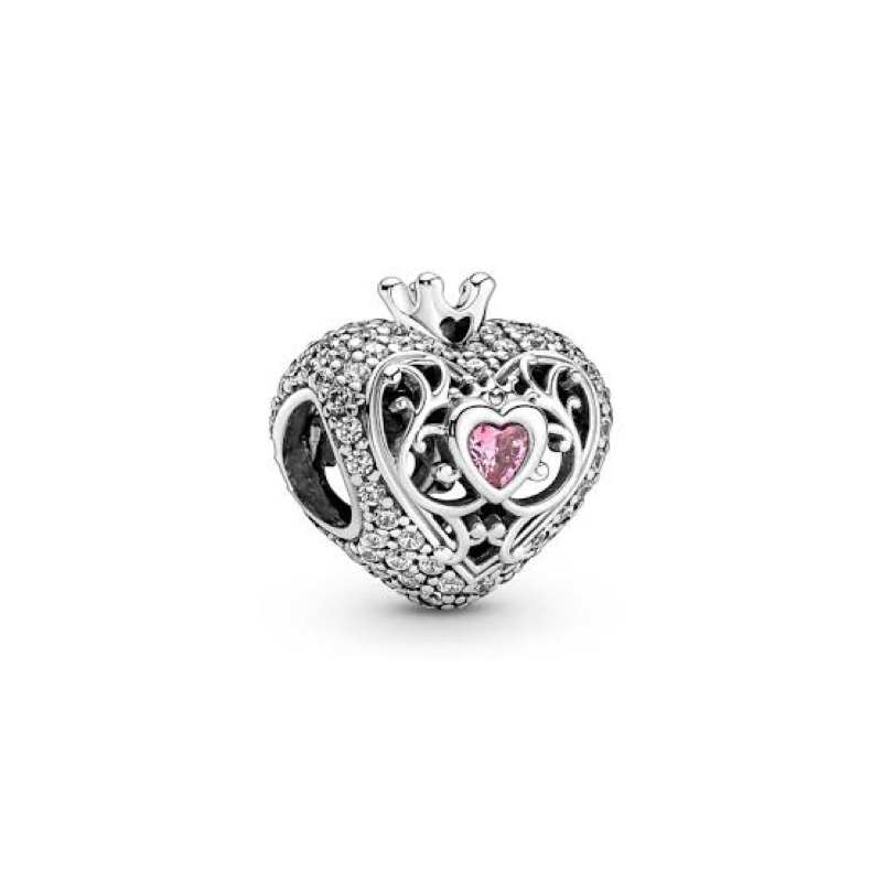 Pandora Regal Crown Charm แพนโดร่าชาร์มหัวใจมงกุฎ สุดฮิต หายาก แพนโดร่าแท้ มือหนึ่งทุกชิ้น