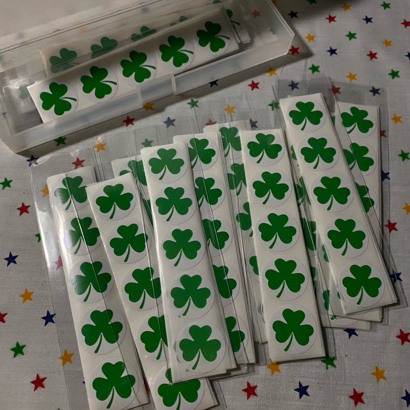 ꕁ clover sticker | สติ๊กเกอร์ใบโคลเวอร์ 60 ดวง