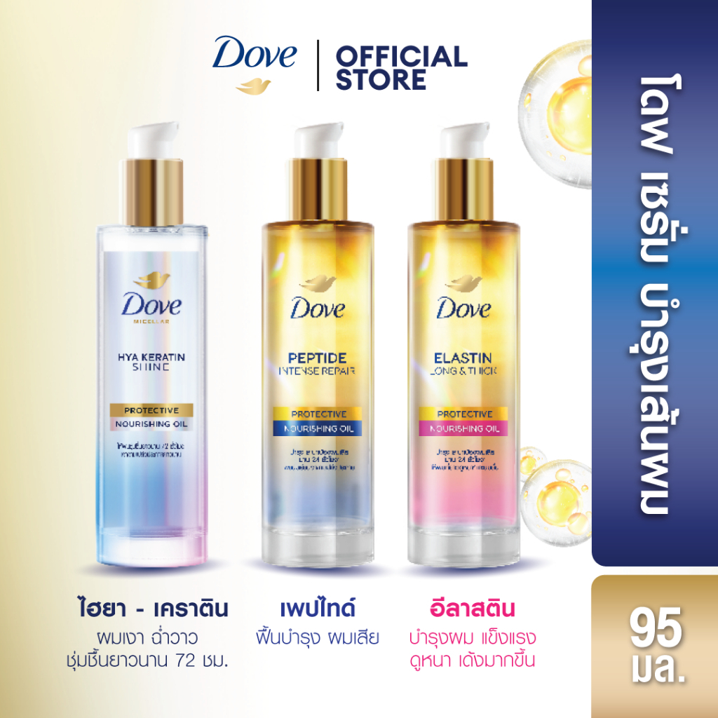 ใหม่! โดฟ เซรั่ม 95มล x1 (เลือกสูตรข้างใน)