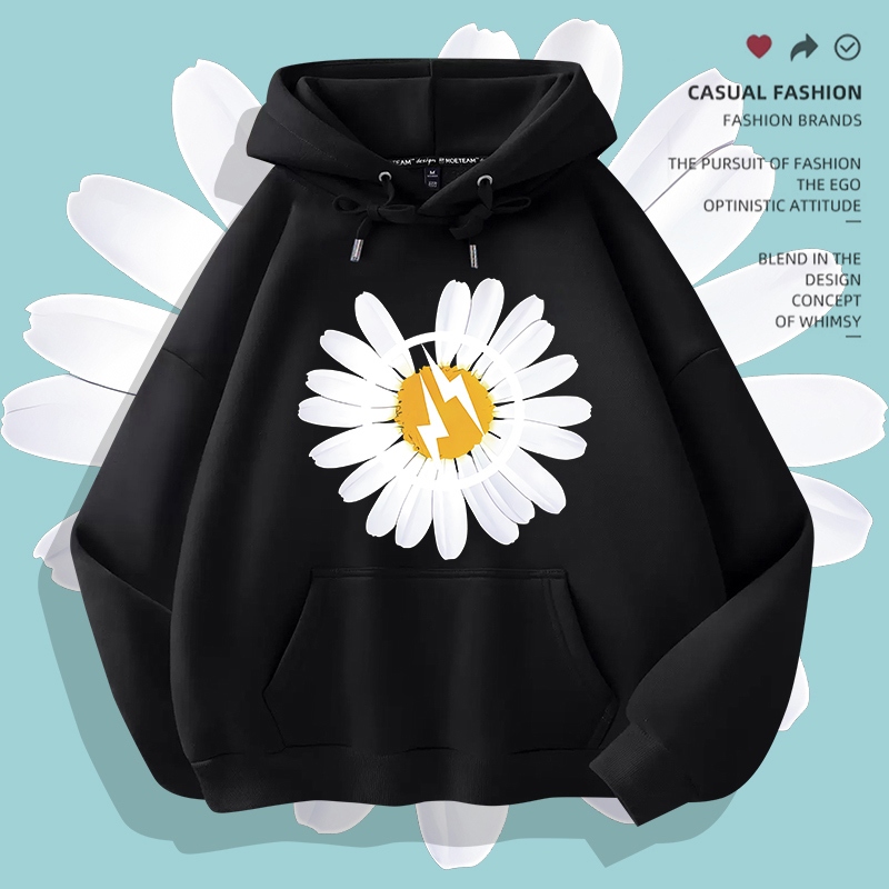 L709เสื้อฮู้ดแขนยาวลายแฟชั่นสวย..มี7สีหลายไซส์เลือกได้(S-3XL)