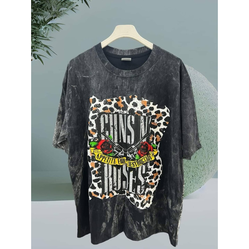 เสื้อยืดโอเวอร์ไซส์ งานผ้าฟอกวินเทจ No.52