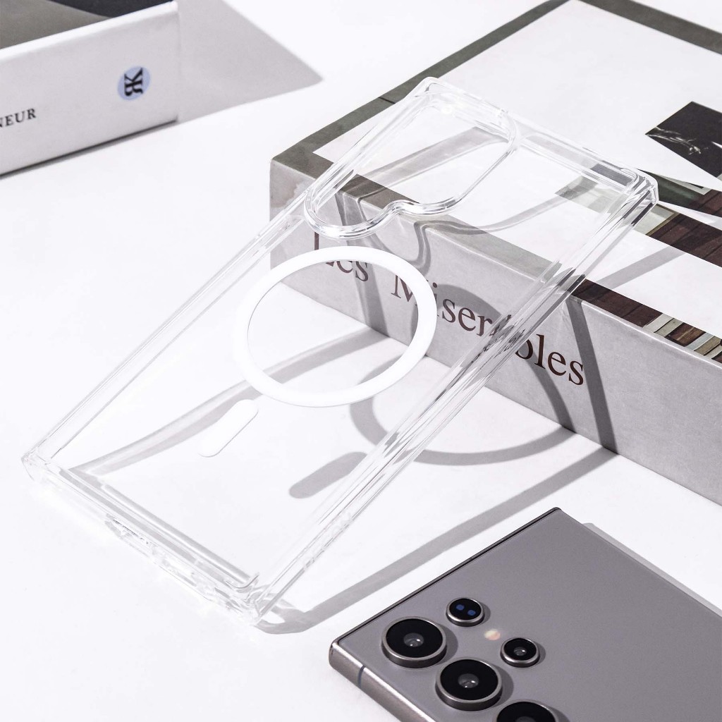 DECON DC01 Case AntiYellow Mag เคส S25Ultra / S24Ultra / S23Ultra เคสใส ชาร์จแม่เหล็ก (พร้อมส่ง ในไท